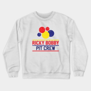 Ricky Bobby Pit Crew (Rough Distressed Texture) Crewneck Sweatshirt